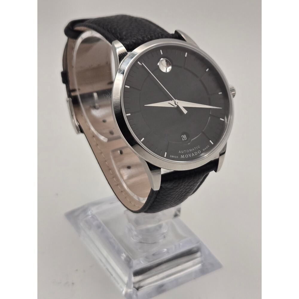 Movado 1881 Automatic Men's Watch 49.1.14.1290 Luxury Exhibition Caseback Box - Picture 5 of 13